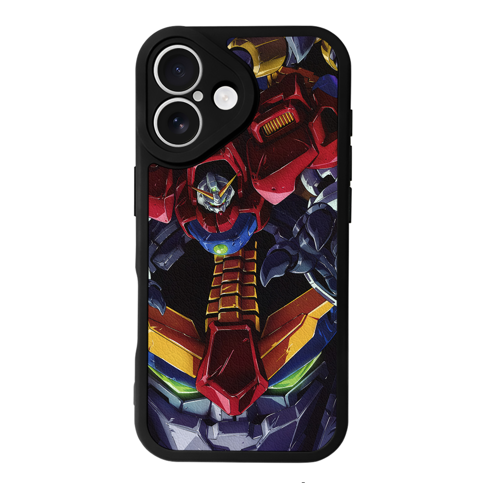 （画像用） 機動戦士ガンダム Mobile Suit Gundam 【iPhone 16シリーズ対応】シリコンスマホケース（レザー調） 材質：シリコン